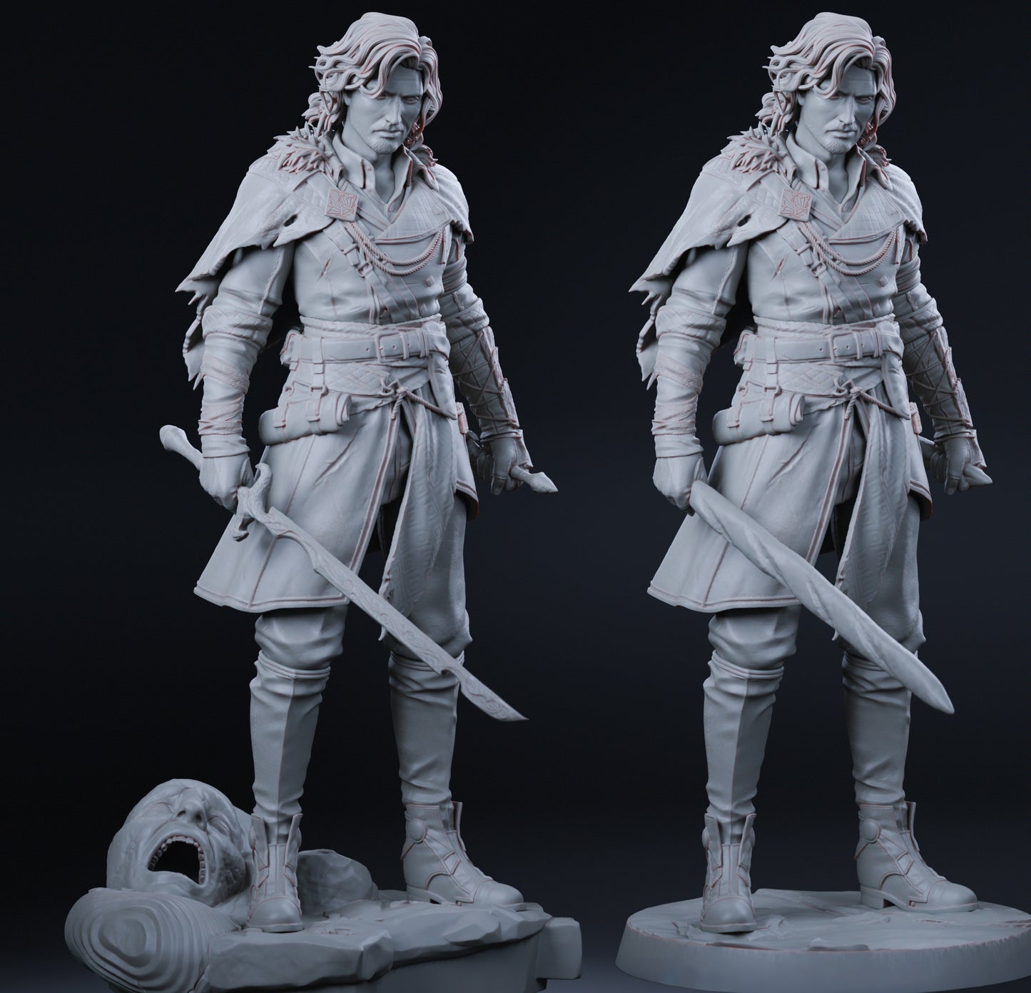 Verso 3D STL File | Clair Obscur : Expedition 33 3D Print Model | 1/8 Scale Pre-Supported Figure