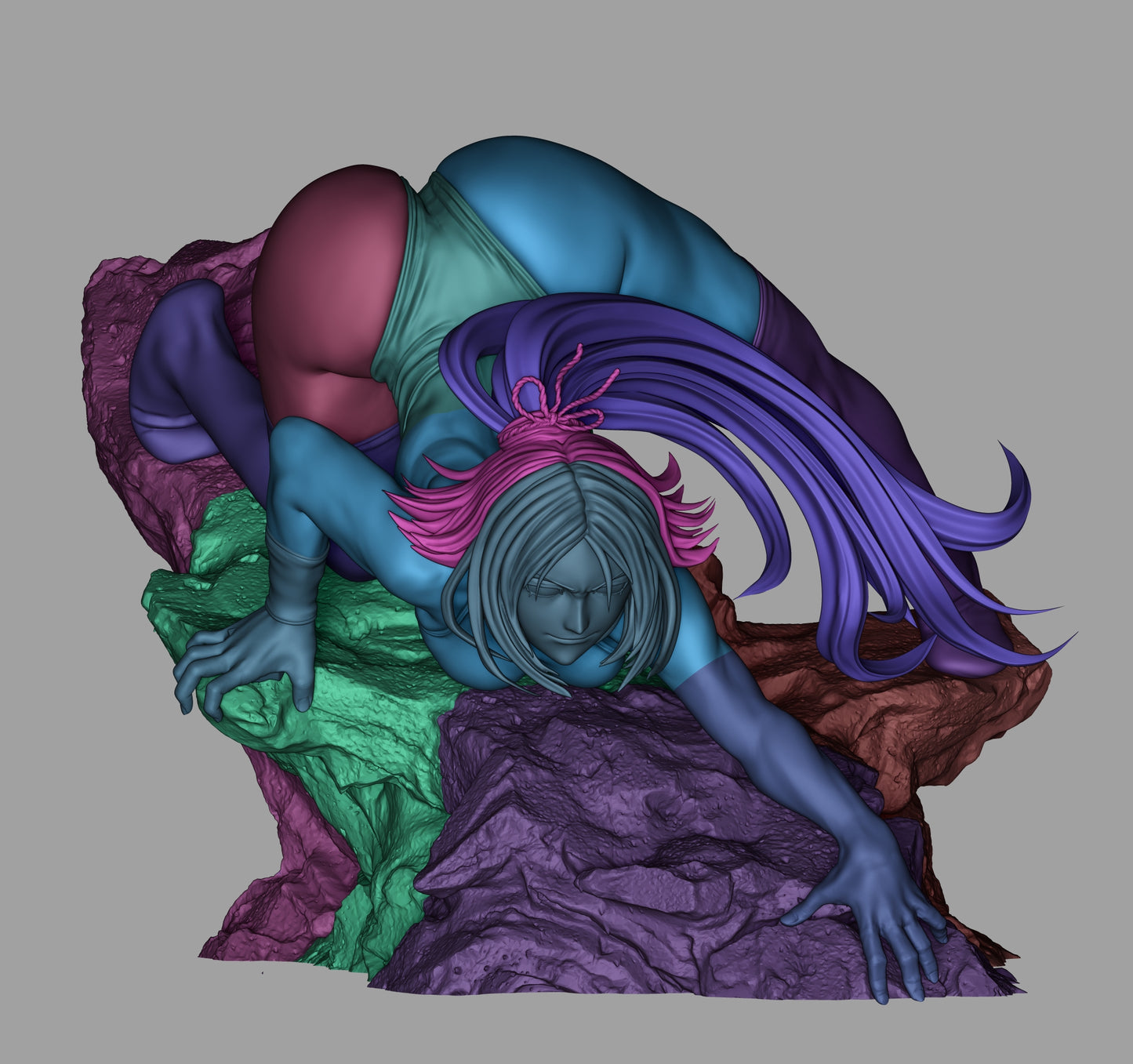 Yoruichi Shihoin STL File – Shunko Form & Cat | 1/6 & 1/9 Scale