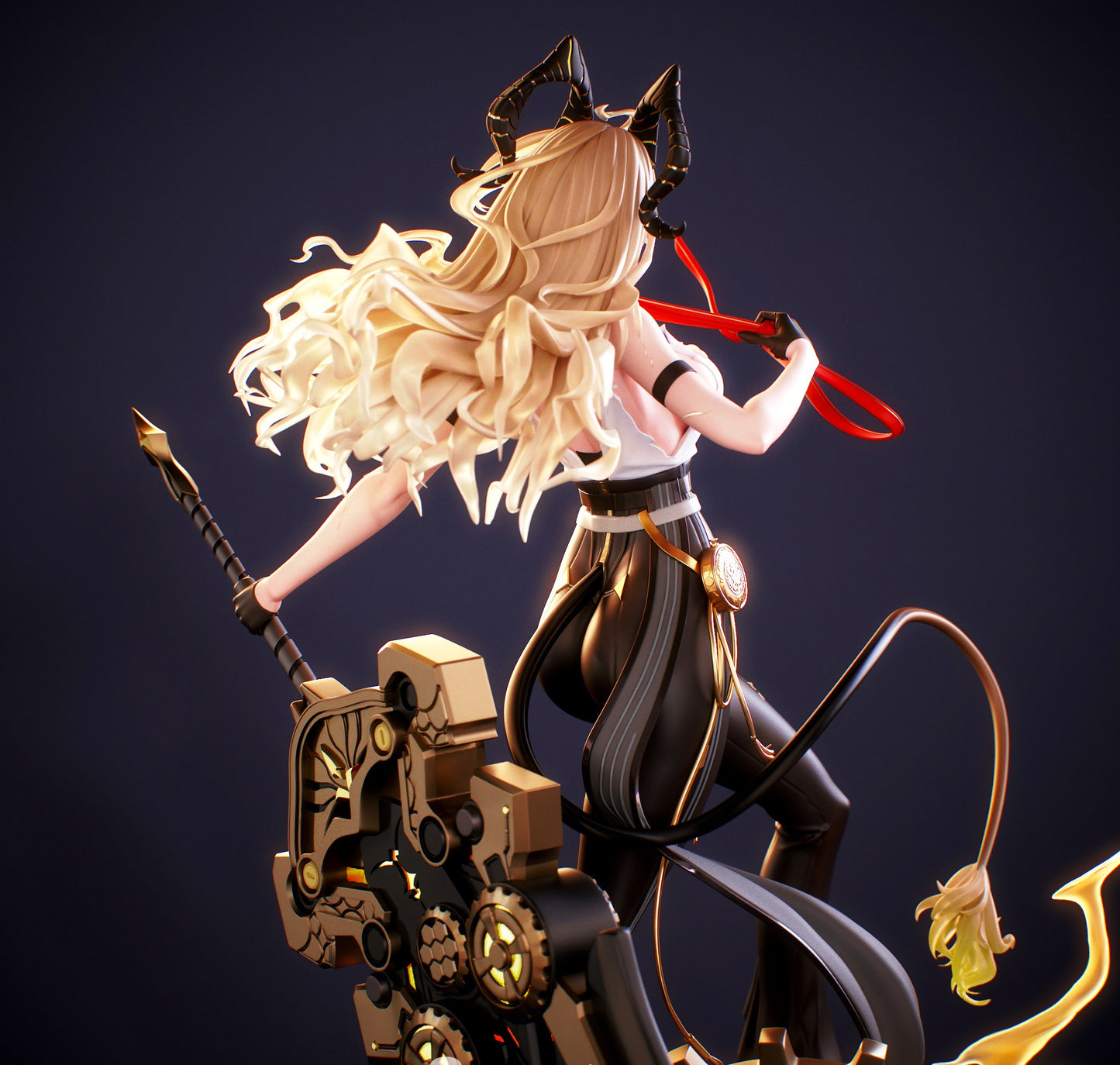 Zani V2 – 1/7 Scale Demon Girl with Sword STL Figure for 3D Printing (Digital Product)