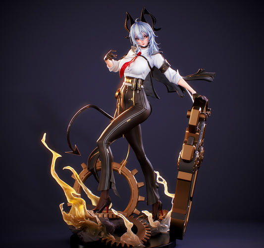 Zani V1 – 1/7 Scale Demon Girl STL Figure for 3D Printing (Digital Product)