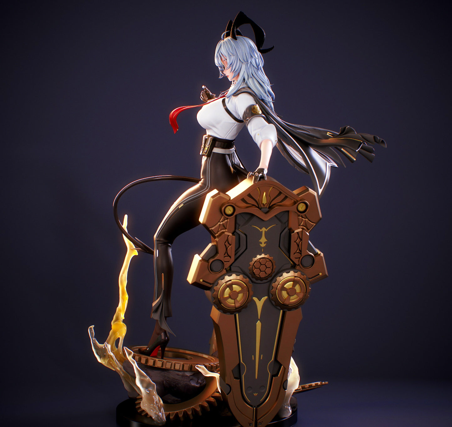 Zani V1 – 1/7 Scale Demon Girl STL Figure for 3D Printing (Digital Product)