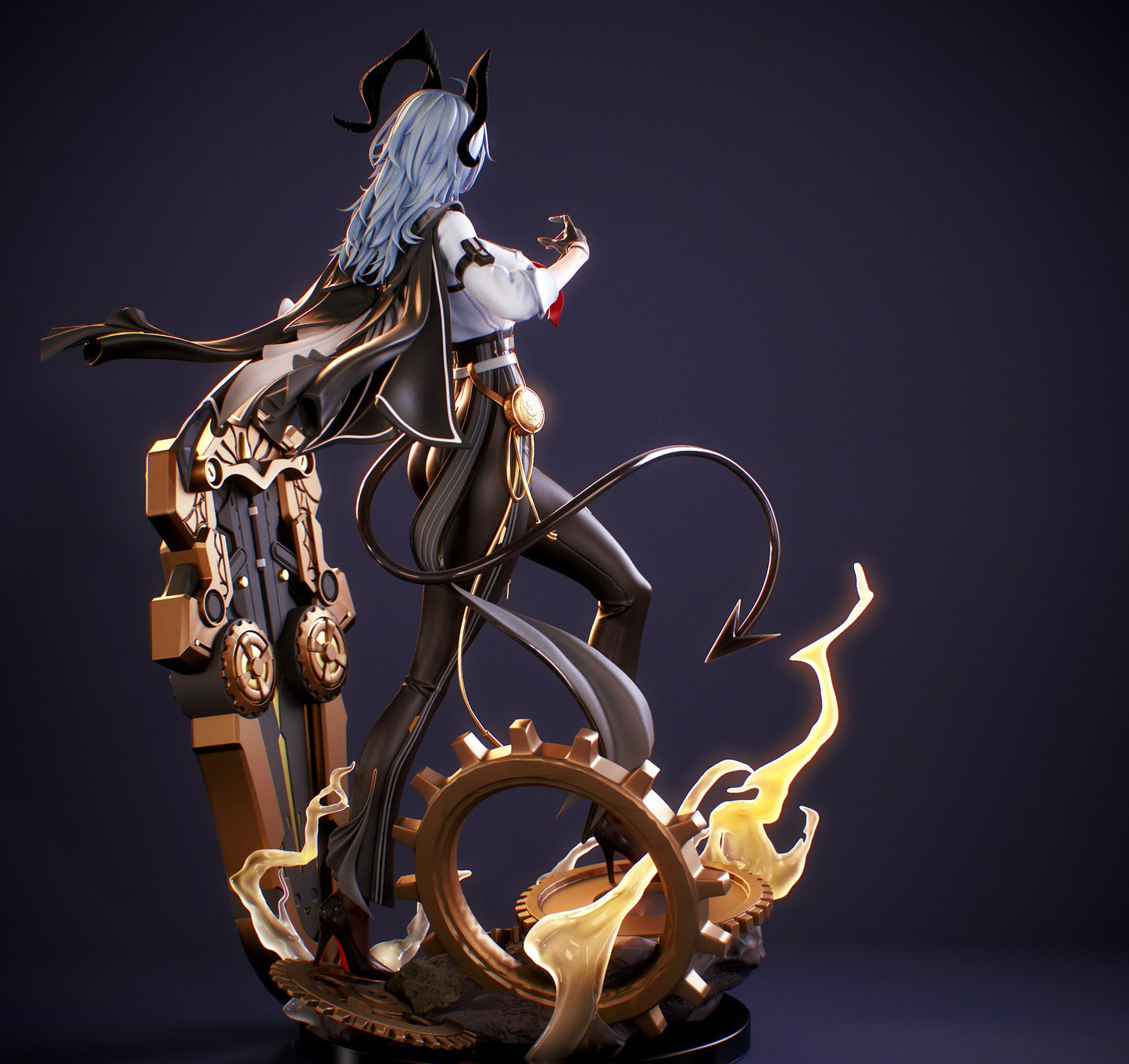 Zani V1 – 1/7 Scale Demon Girl STL Figure for 3D Printing (Digital Product)