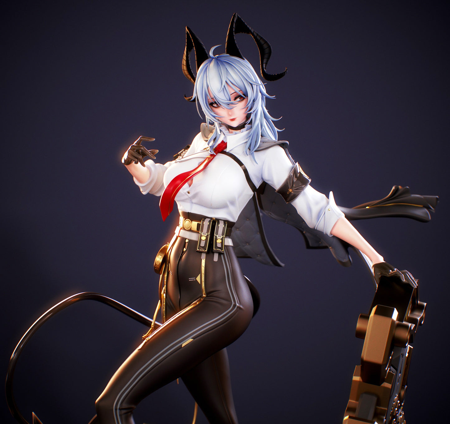 Zani V1 – 1/7 Scale Demon Girl STL Figure for 3D Printing (Digital Product)