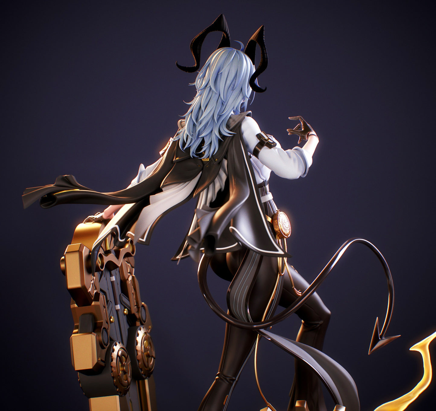 Zani V1 – 1/7 Scale Demon Girl STL Figure for 3D Printing (Digital Product)