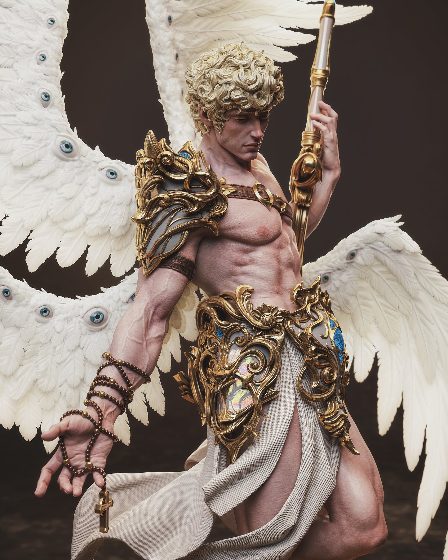 Cherubim – Fantasy Angel 3D STL Statue | 1/6 Split, 1/6 Pre-Supported, 1/9 Split & 1/9 Uncut