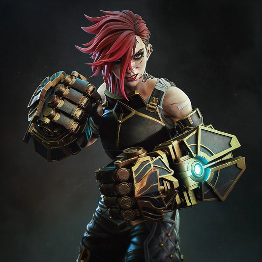 PreSupport-Vi Arcane League of Legends 3D Print File - Piltover Enforcer STL