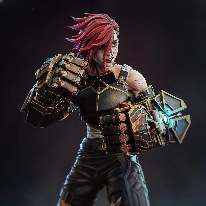 PreSupport-Vi Arcane League of Legends 3D Print File - Piltover Enforcer STL