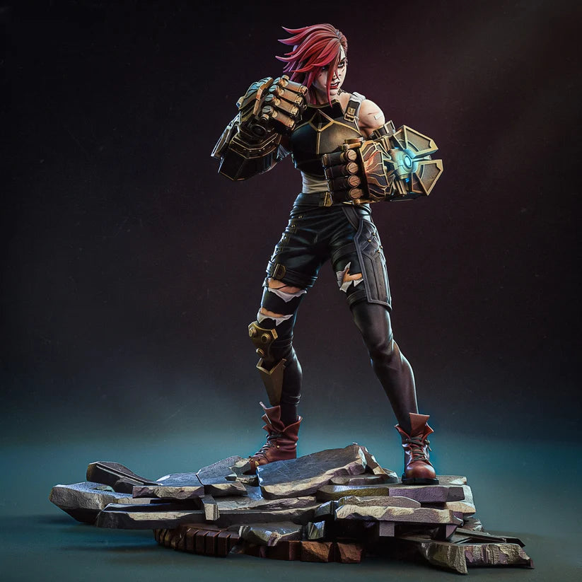 PreSupport-Vi Arcane League of Legends 3D Print File - Piltover Enforcer STL