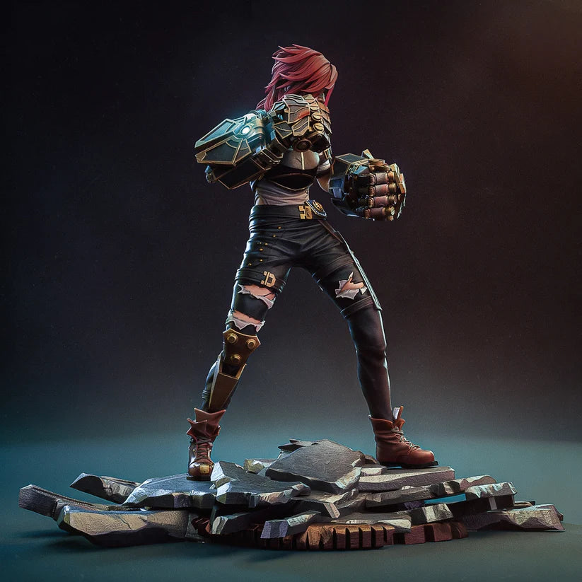 PreSupport-Vi Arcane League of Legends 3D Print File - Piltover Enforcer STL