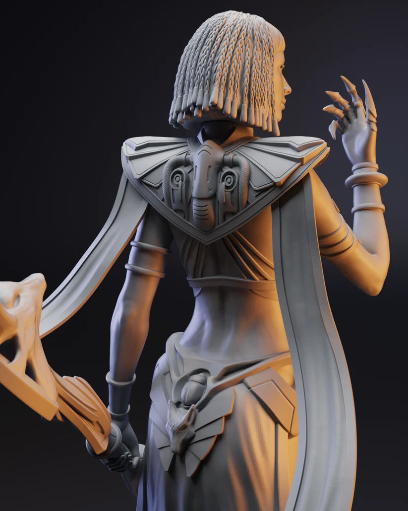 Cleopatra NSFW | Exquisite 3D Printable STL Model of the Egyptian Queen