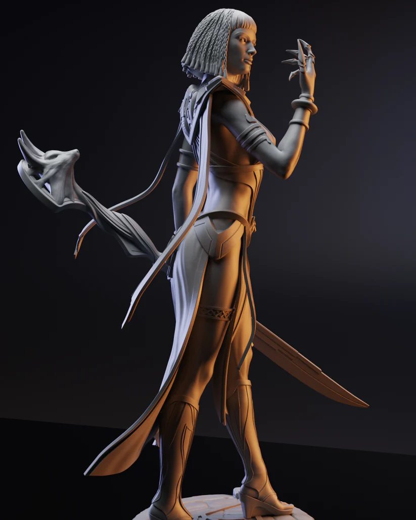 Cleopatra NSFW | Exquisite 3D Printable STL Model of the Egyptian Queen