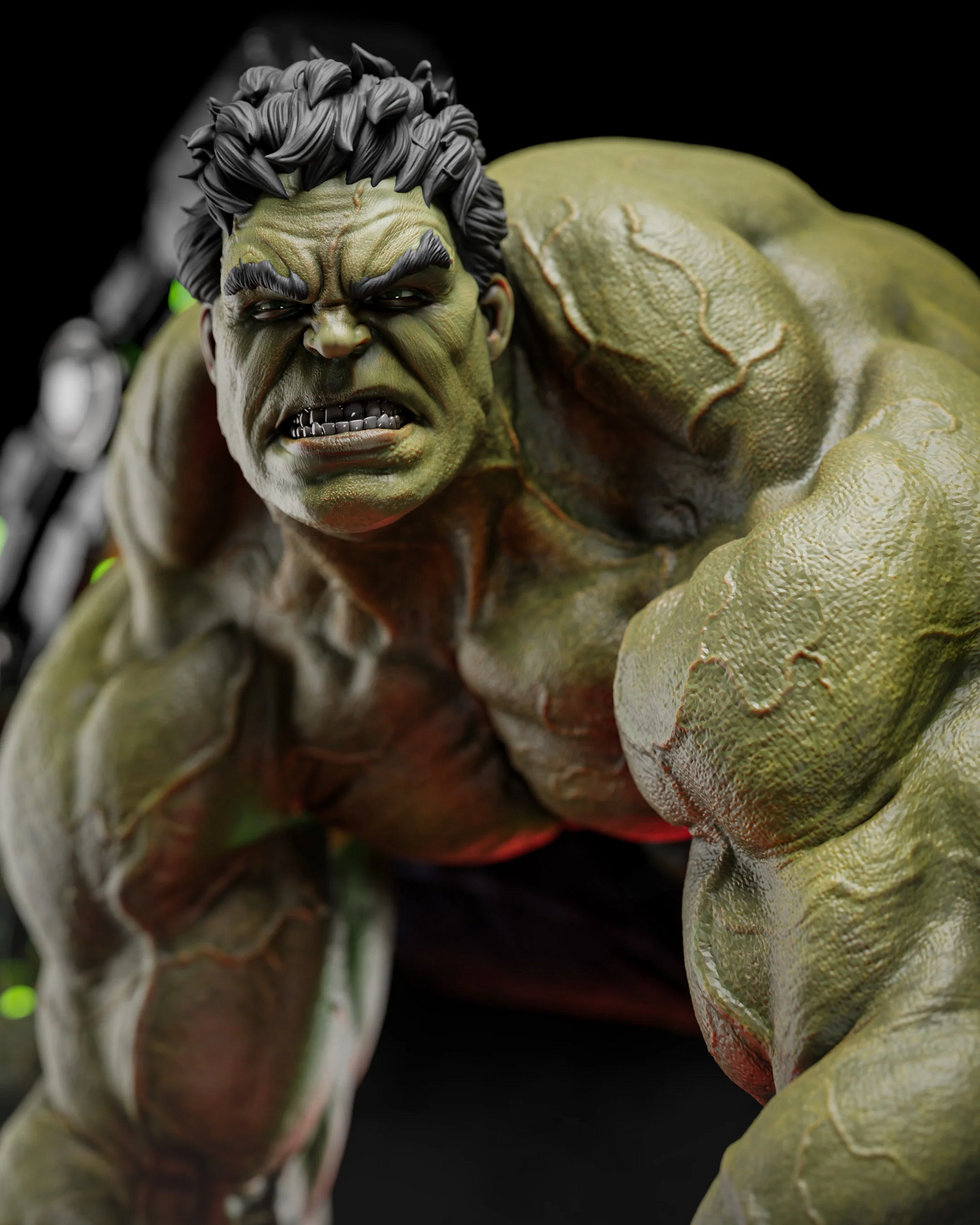 Unleash the Beast: Hulk STL Model in Full Rage 1-6 FORMAT