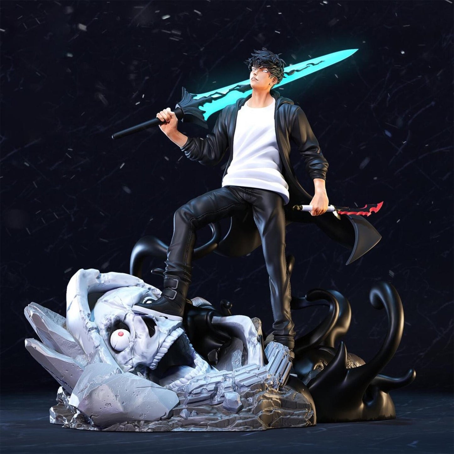 Sung Jin-Woo – Solo Leveling – STL 3D Print Figure