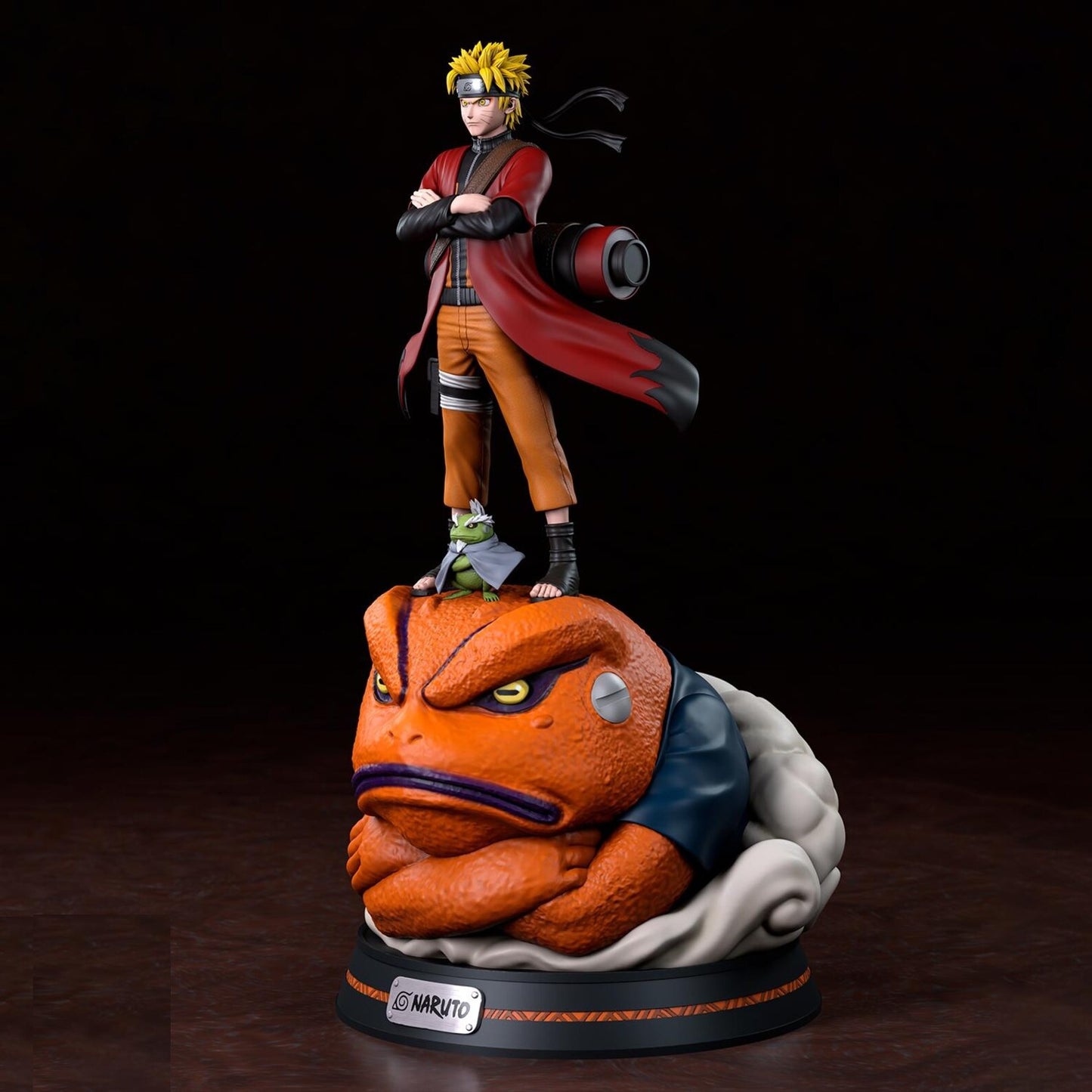 Naruto Sage Mode – Summoning Toad Diorama STL 3D Print Files