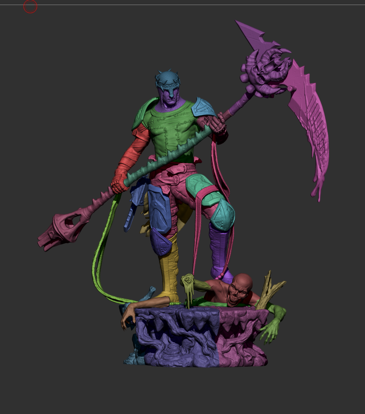 Dante Inferno – Dark Fantasy 3D STL Figure | 1/6 Split, 1/6 Pre-Supported, 1/9 Split & 1/9 Uncut