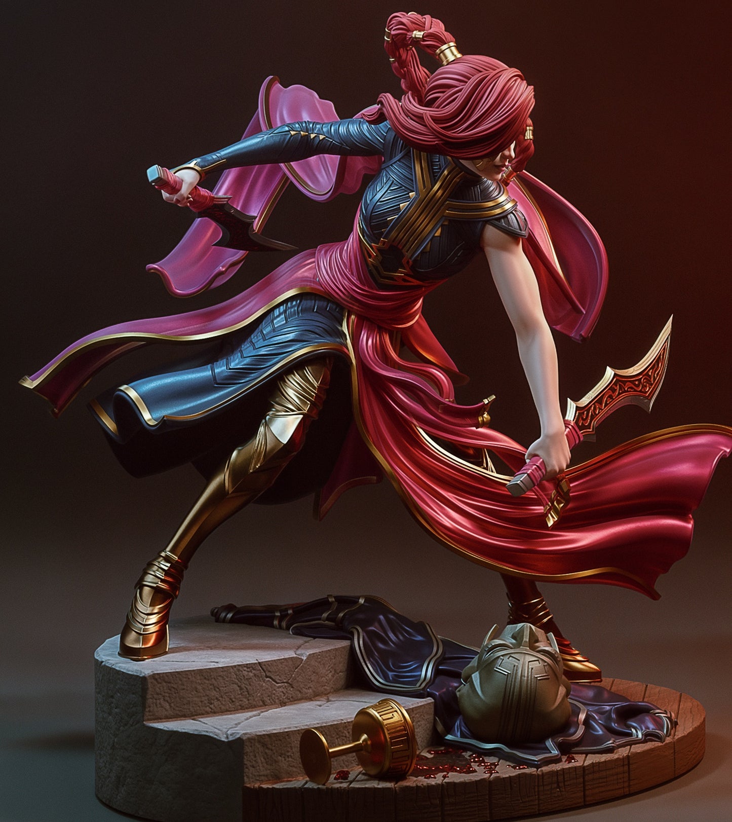 Katarina (League of Legends) 3D Print Model - Pre-Supported & Uncut STL/LYS