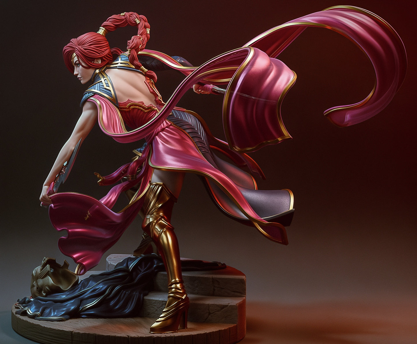 Katarina (League of Legends) 3D Print Model - Pre-Supported & Uncut STL/LYS