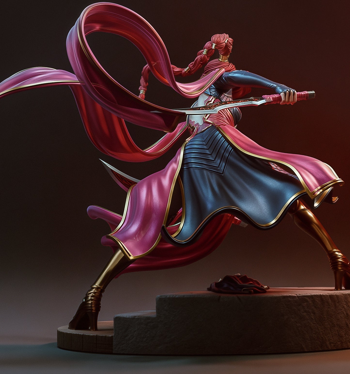 Katarina (League of Legends) 3D Print Model - Pre-Supported & Uncut STL/LYS