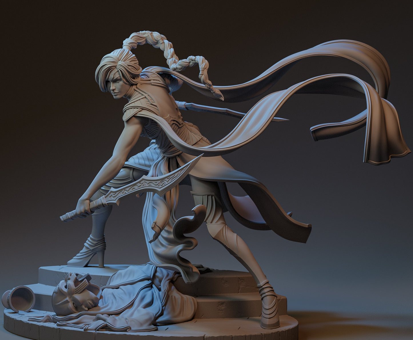 Katarina (League of Legends) 3D Print Model - Pre-Supported & Uncut STL/LYS