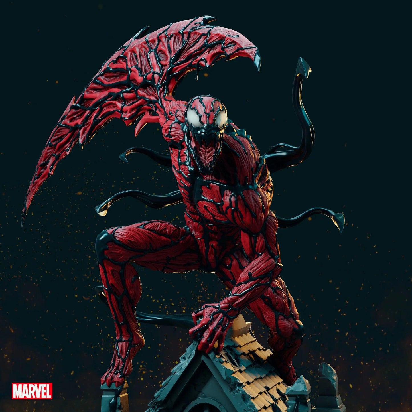 Carnage Unleashed: The Ultimate Cletus Kasady STL Model!