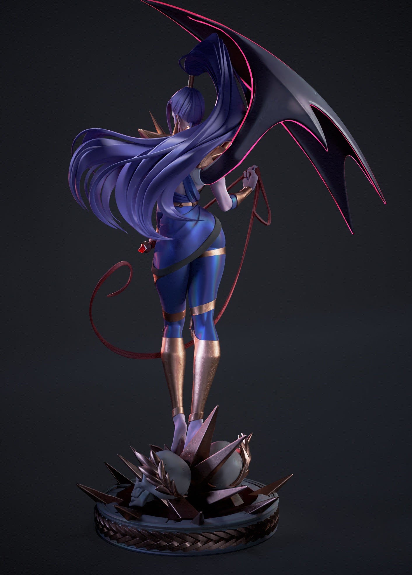 Megaera (Hades) 3D Print Model - Fierce Fury STL/LYS - Pre-Supported & Uncut Files