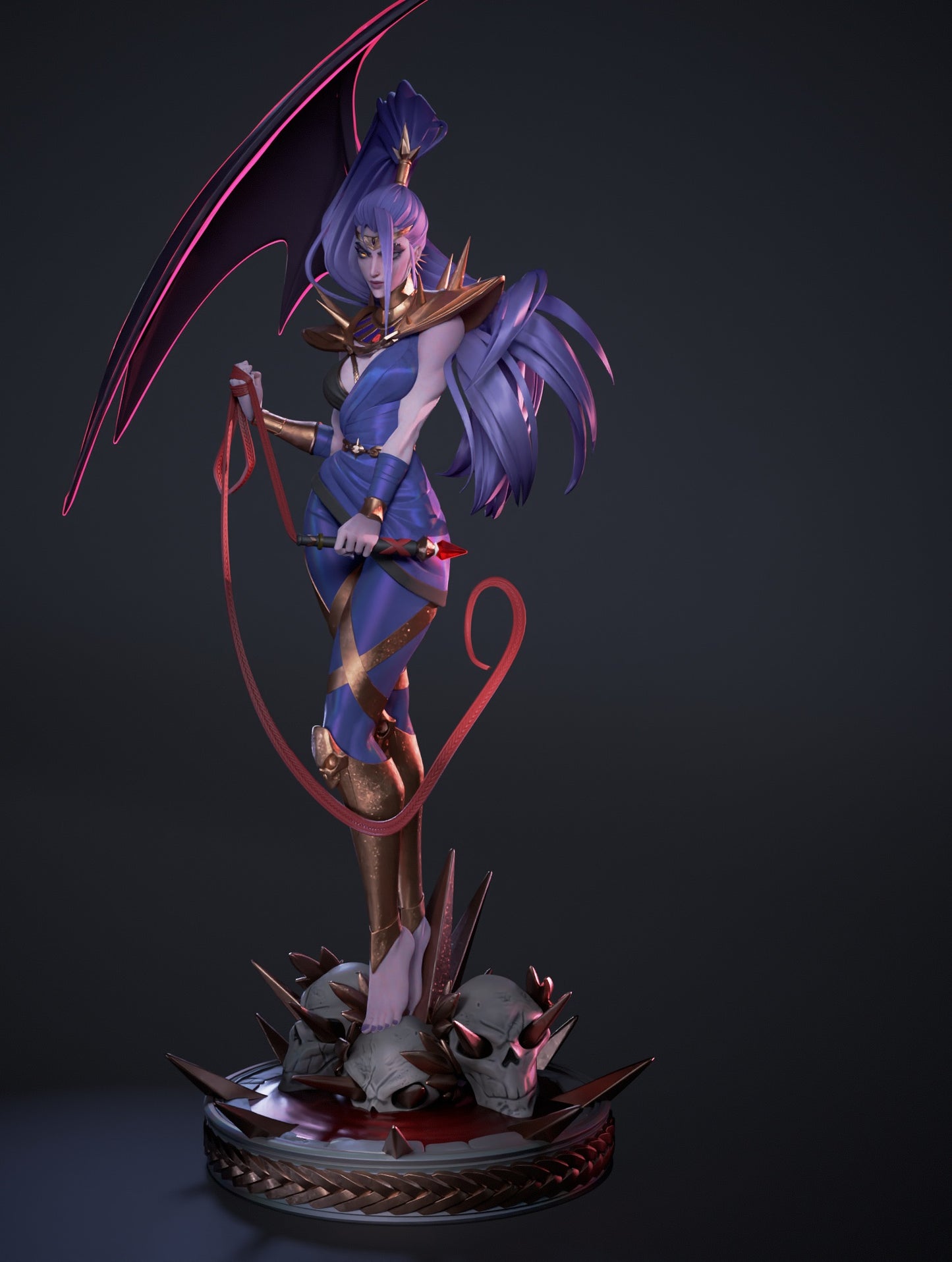 Megaera (Hades) 3D Print Model - Fierce Fury STL/LYS - Pre-Supported & Uncut Files