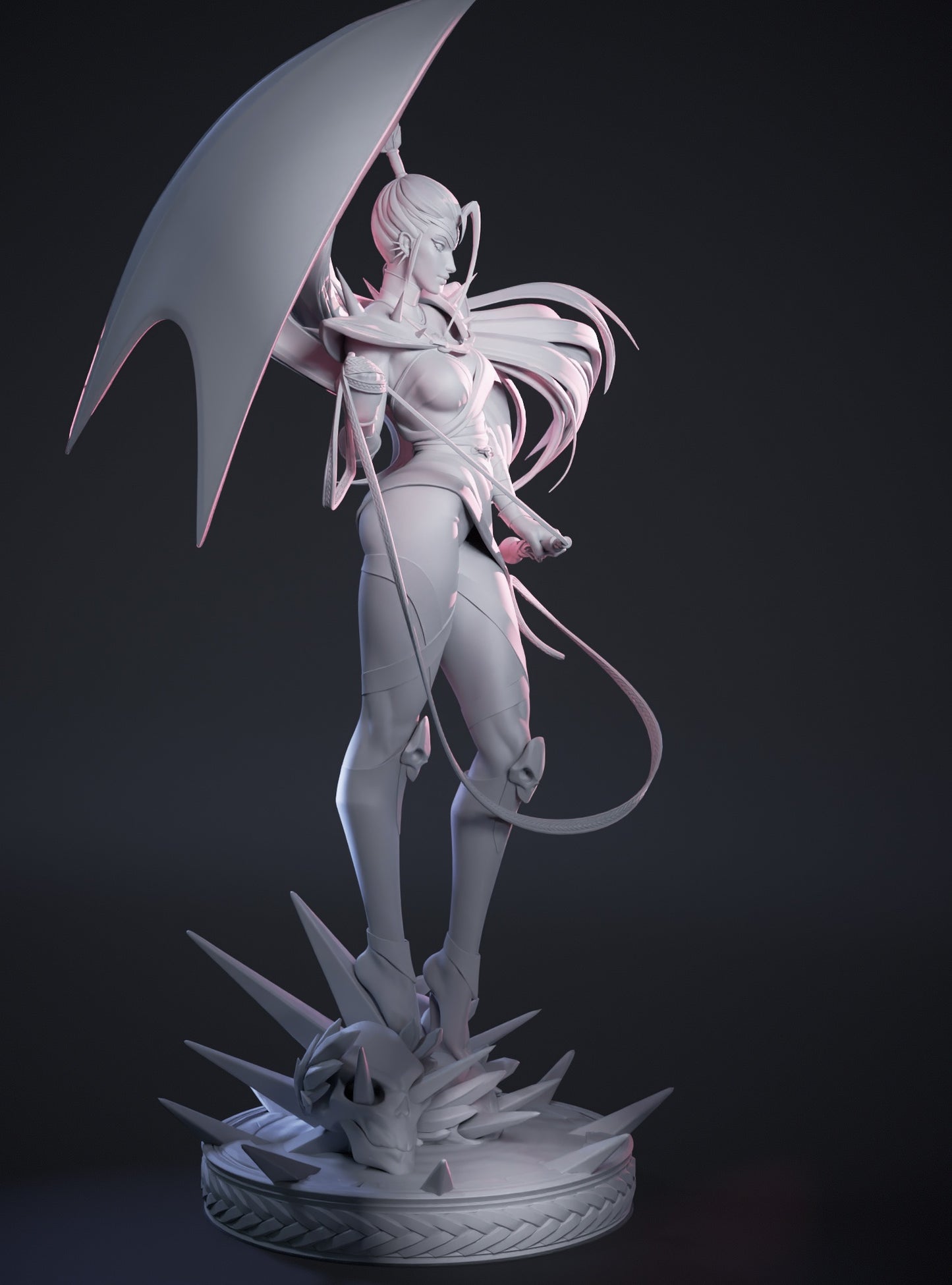 Megaera (Hades) 3D Print Model - Fierce Fury STL/LYS - Pre-Supported & Uncut Files