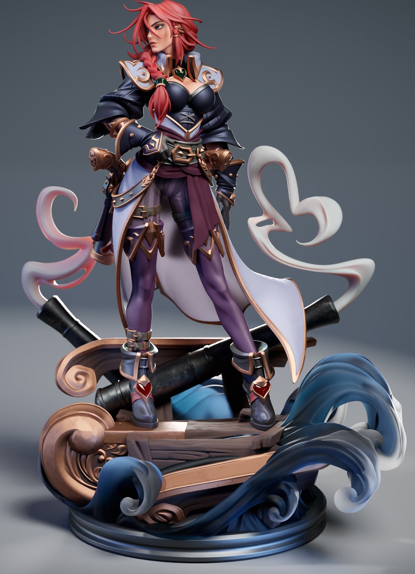 Miss Fortune 3D STL File | League of Legends 3D Print Model | Pre-Supported Figure