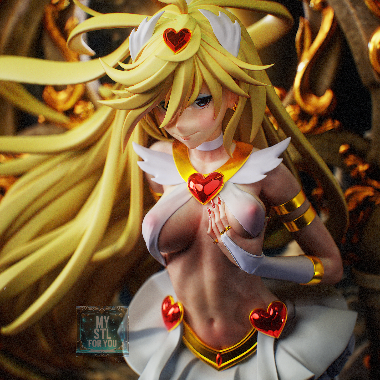 Panty Anarchy - Panty & Stocking | 3D Print STL | Pre-supported