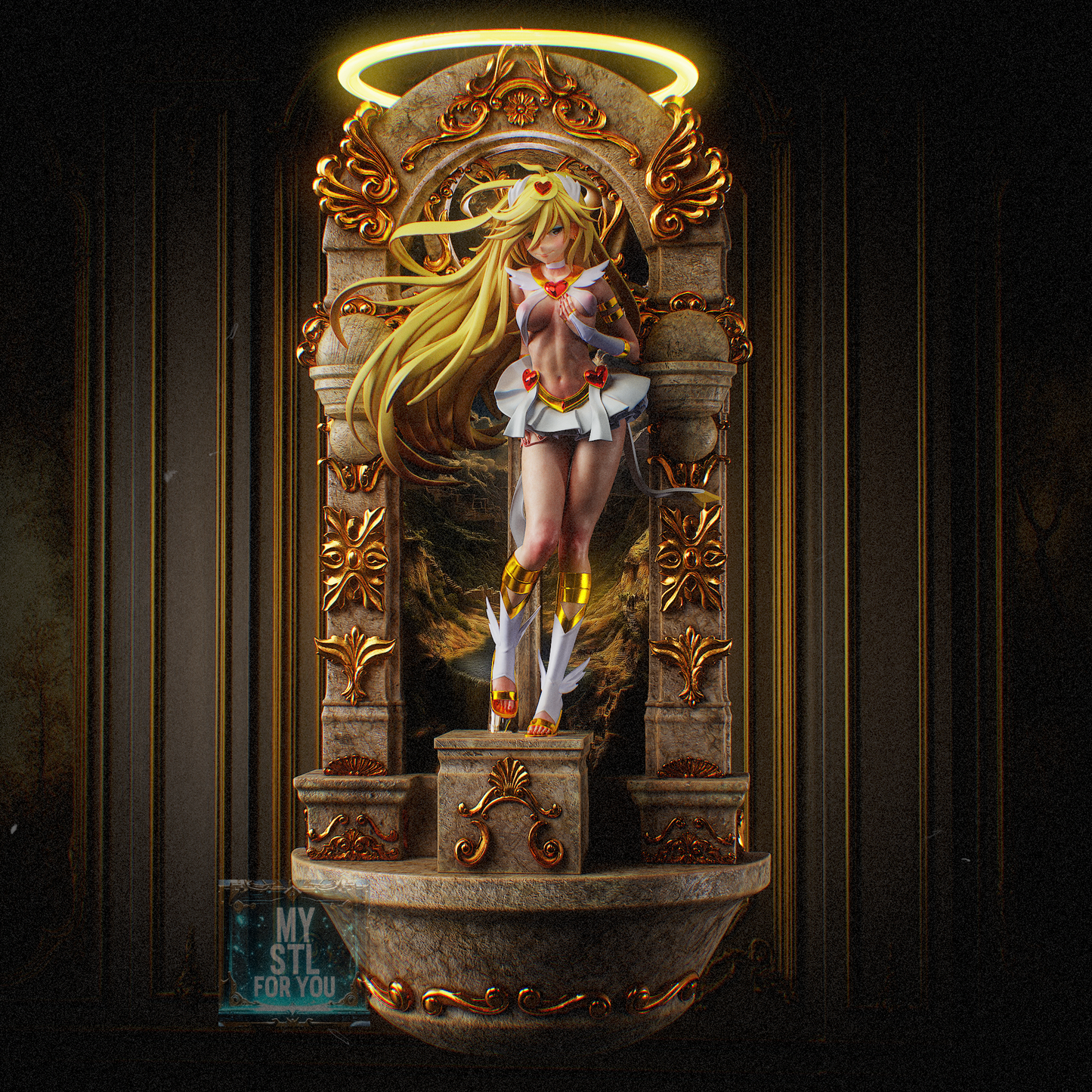 Panty Anarchy - Panty & Stocking | 3D Print STL | Pre-supported