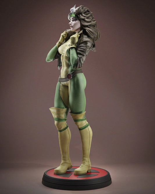Rogue (X-Men) 3D Print File: Power-Absorbing Mutant STL - 1:4, 1:6, 1:9, 1:12 Scale Options - Pre-Supported & Uncut - Dynamic Digital Collectible