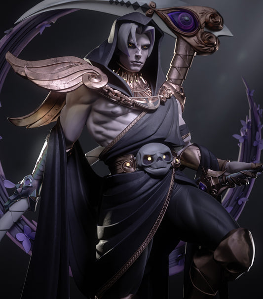 Thanatos STL File | Hades Game 3D Print Model | 1/8 Scale Pre-Supported Figure